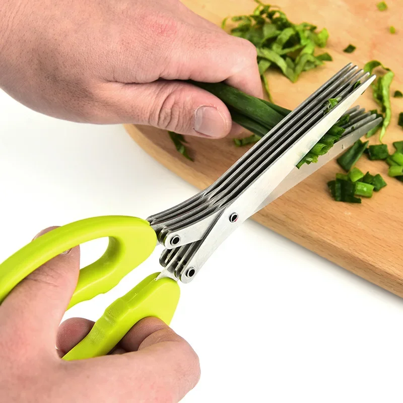 Kitchen Appliances Packages - Muti-Layers Kitchen Scissors Stainless Steel Vegetable