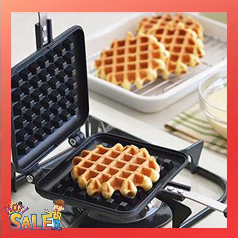 Waffle Iron Belgian - ABCL 1 Piece Stove Top Waffle