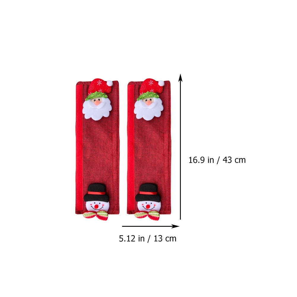 8Pcs Xmas Fridge Handle Covers - Kitchen Appliances For.Xmas recension och pris