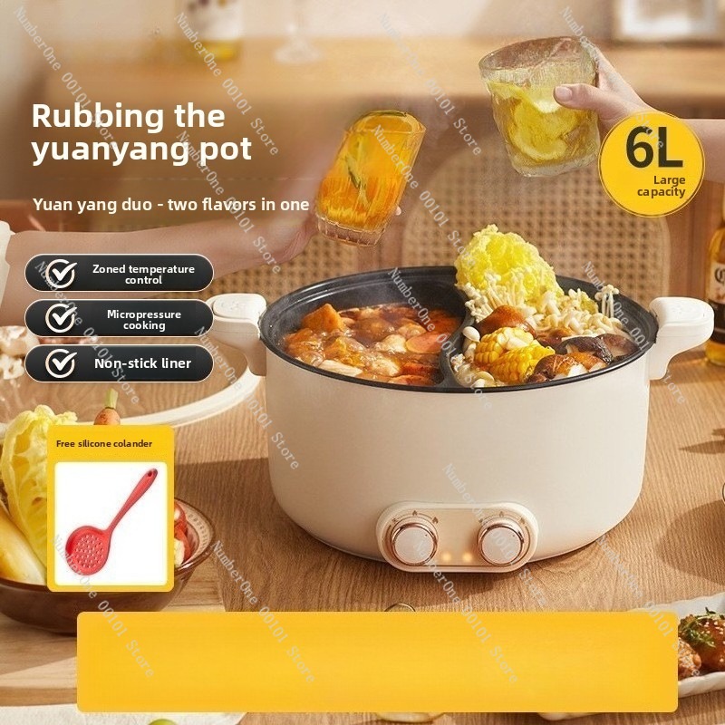 6L 8L Double Pot Electric Hot  - Kitchen Appliances Electric recension och pris