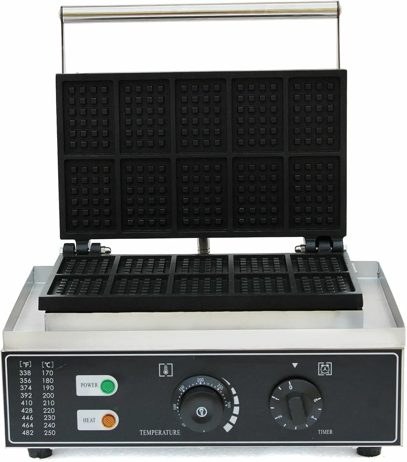 Commercial Square Waffle Maker - Waffle Iron Belgian recension och pris