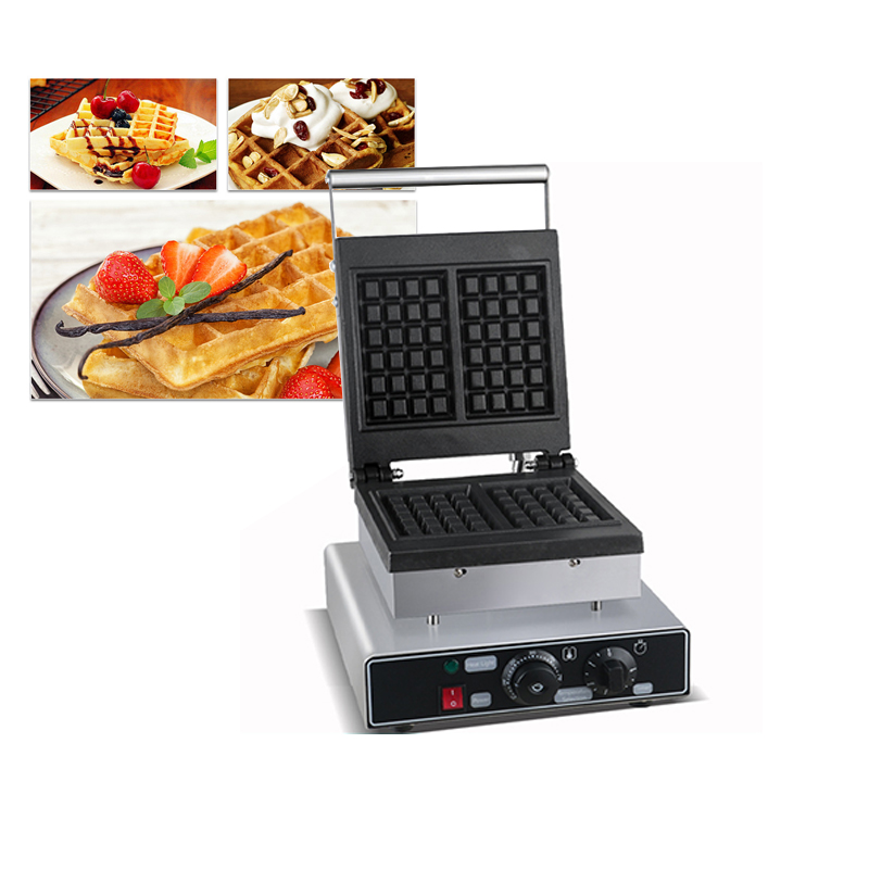 Non-Stick Waffle Maker Square  - Waffle Iron Belgian recension och pris