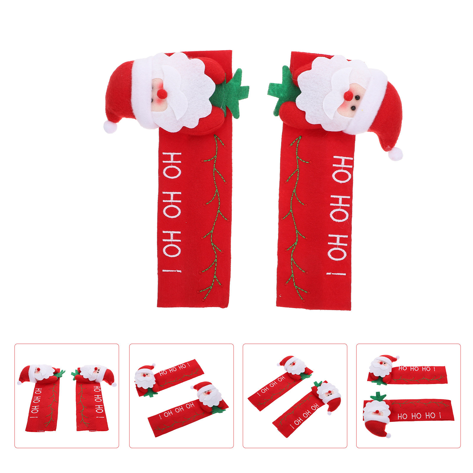 2Pcs Xmas Fridge Handle Covers - Kitchen Appliances For.Xmas recension och pris