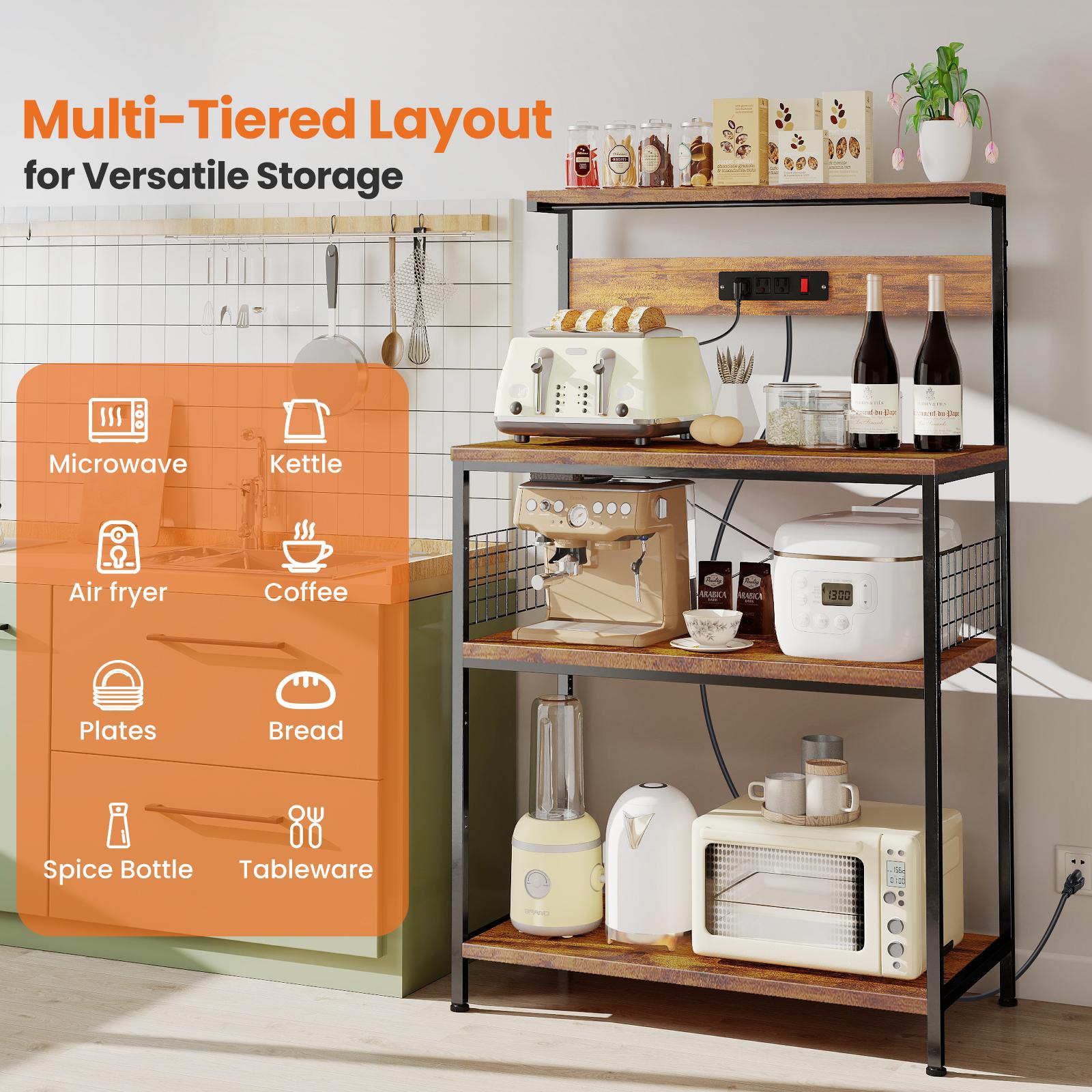 4-Tier Kitchen Storage Rack wi - Kitchen Appliances Outlet recension och pris